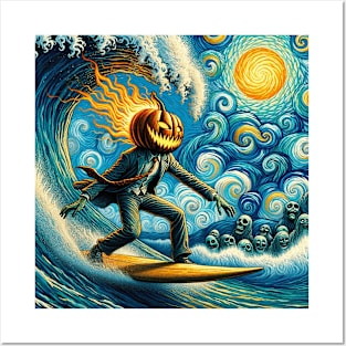 Surfing Headless Horseman Posters and Art